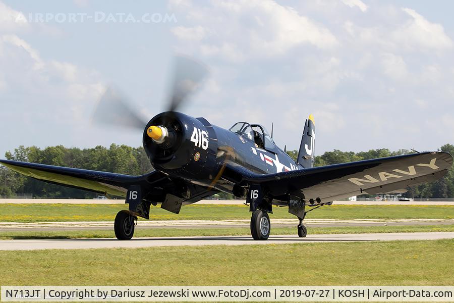 N713JT, 1945 Vought F4U-4B Corsair C/N 97143, Chance Vought F4U-4 Corsair  C/N 97143, N713JT