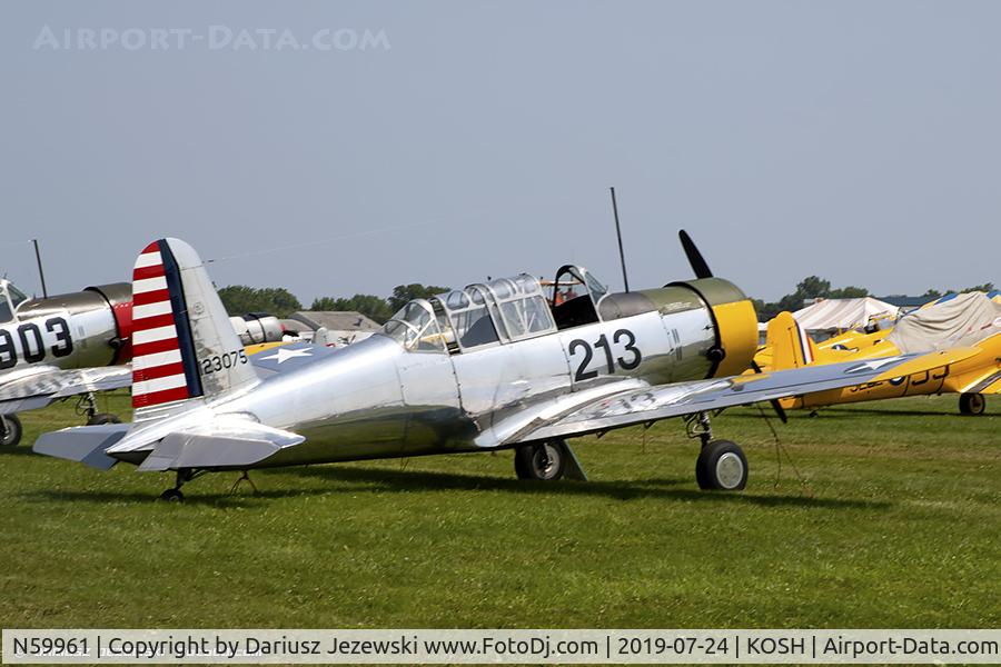 N59961, 1942 Consolidated Vultee BT-13A C/N 7722, Consolidated Vultee BT-13A Valiant  C/N 7722, N59961