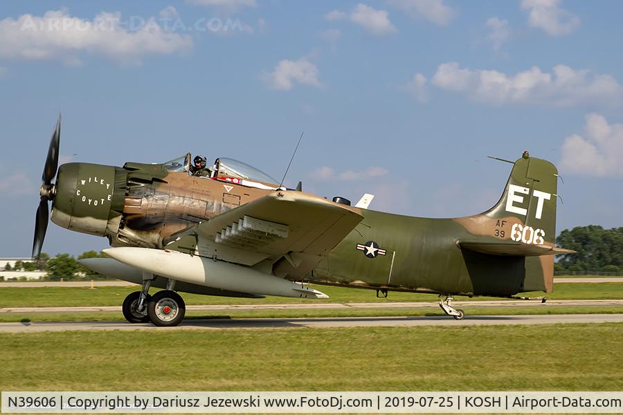 N39606, 1955 Douglas AD-6 Skyraider C/N 10838, Douglas AD-6 Skyraider  C/N 10838 (139606), NX39606