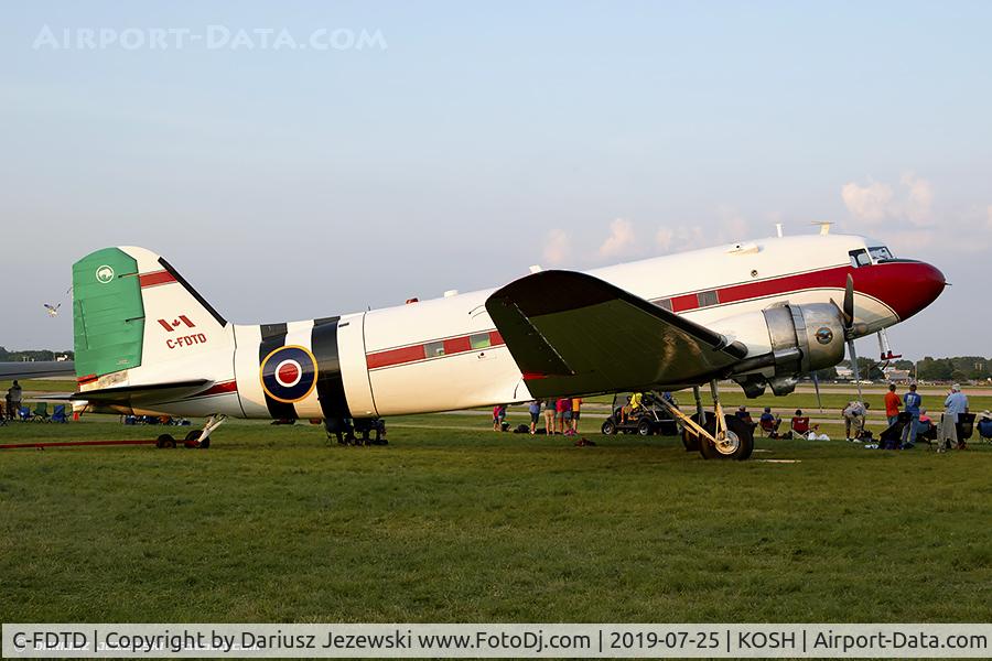 C-FDTD, 1944 Douglas C-47A-5-DK Skytrain C/N 12253, Douglas DC-3C  C/N 12253, C-FDTD