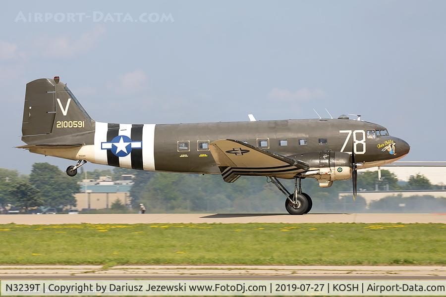 N3239T, 1943 Douglas DC3C-S1C3G (C-47A-65-DL) C/N 19054, Douglas DC-3C-S1C3G (C-47A-65-DL Skytrain) 