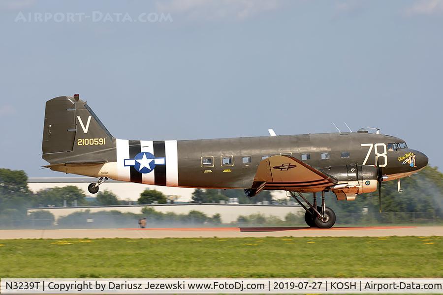 N3239T, 1943 Douglas DC3C-S1C3G (C-47A-65-DL) C/N 19054, Douglas DC-3C-S1C3G (C-47A-65-DL Skytrain) 