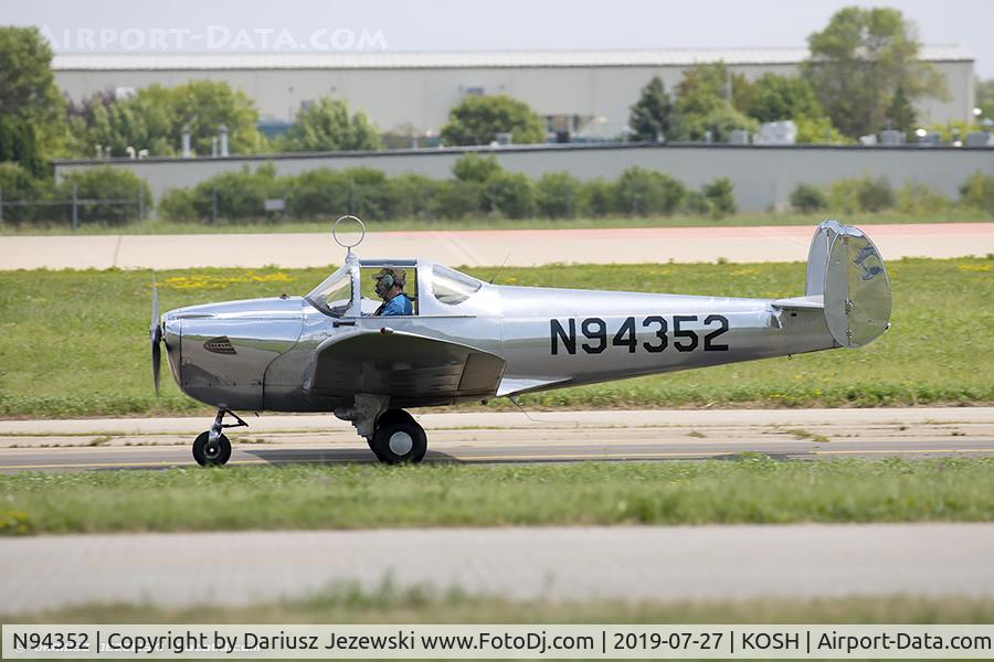 N94352, 1946 Erco 415C Ercoupe C/N 1575, Ercoupe 415-C   C/N 1575, N94352
