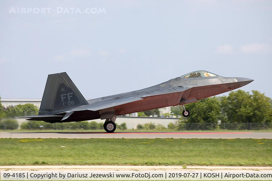09-4185, Lockheed Martin F-22A Raptor C/N 4185, F-22 Raptor 09-4185 FF from 94th FS 