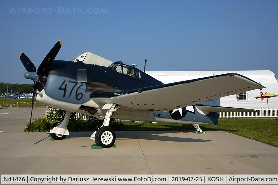 N41476, 1971 Grumman F6F-3 Hellcat C/N 2742, Grumman F6F-3 Hellcat  C/N 2742, NX41476