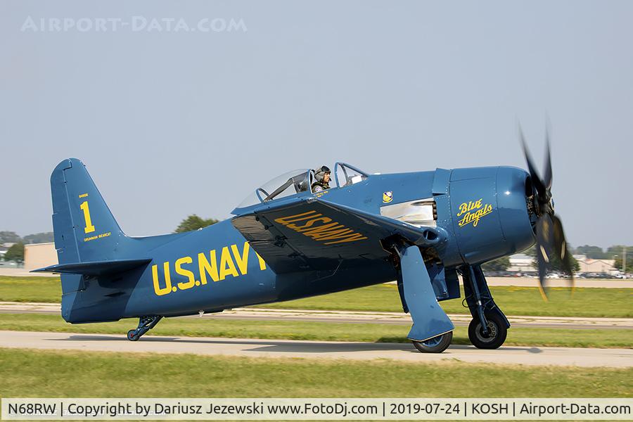 N68RW, 1947 Grumman F8F-2 (G58) Bearcat C/N D.1162, Grumman F8F-2 Bearcat 