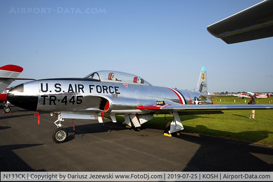N133CK, 1951 Lockheed T-33A Shooting Star C/N 580-7138, Lockheed T-33A Shooting Star  C/N 51-17445, N133CK