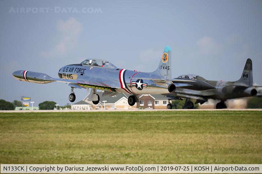N133CK, 1951 Lockheed T-33A Shooting Star C/N 580-7138, Lockheed T-33A Shooting Star  C/N 51-17445, N133CK