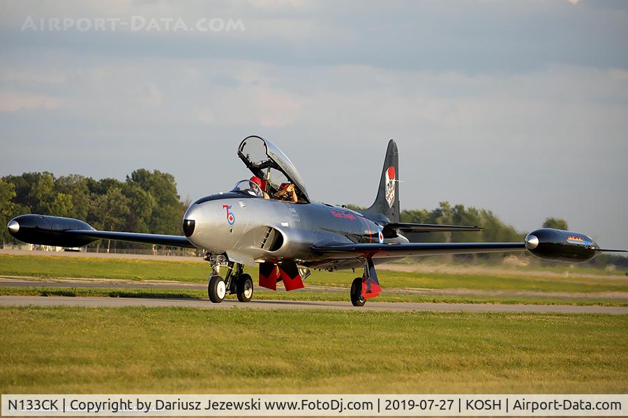 N133CK, 1951 Lockheed T-33A Shooting Star C/N 580-7138, Lockheed T-33A Shooting Star  C/N 51-17445, N133CK