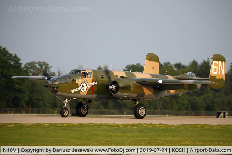 N10V, 1943 North American B-25H Mitchell C/N 98-21433, North American B-25H Mitchell  C/N 98-21433, N10V