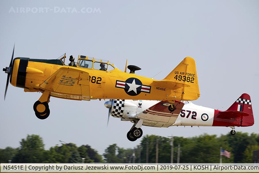 N5451E, 1949 North American T-6G Texan C/N 168-496, North American T-6G Texan  C/N 168-496, N5451E