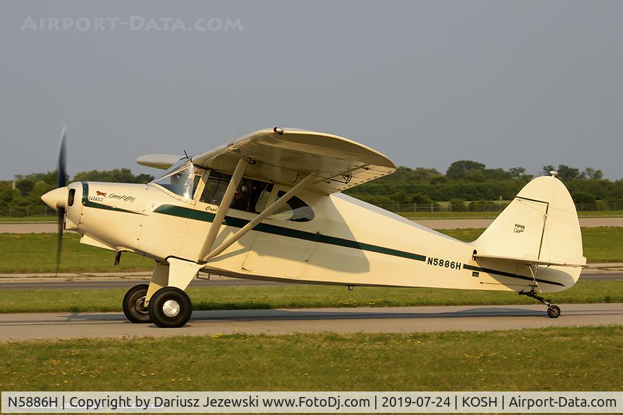 N5886H, 1949 Piper PA-16 Clipper C/N 16-503, Piper PA-16 Clipper  C/N 16-503, N5886H
