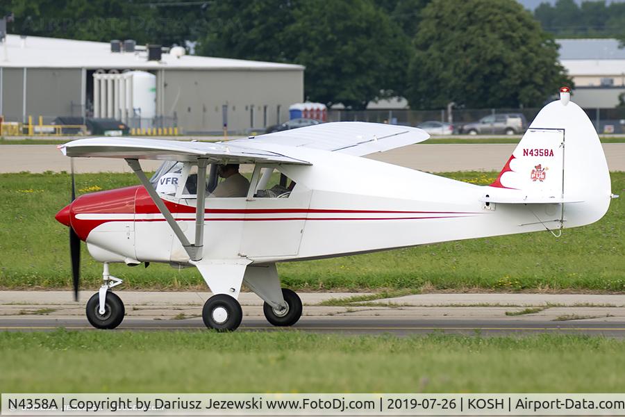 N4358A, 1956 Piper PA-22-150 Caribbean C/N 22-3714, Piper PA-22-150 Tri-Pacer  C/N 22-3714, N4358A