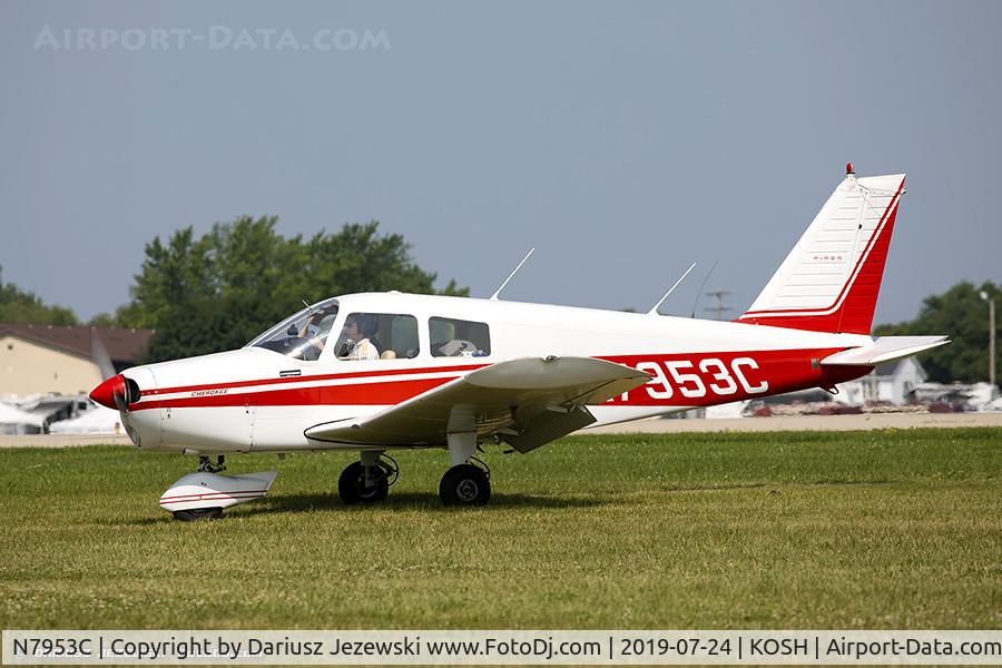 N7953C, 1975 Piper PA-28-140 Cherokee Cruiser C/N 28-7625090, Piper PA-28-140 Cherokee Cruiser  C/N 28-7625090, N7953C