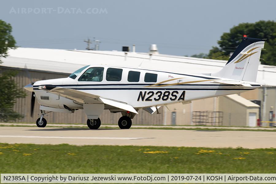 N238SA, 2000 Raytheon Aircraft Company A36 Bonanza C/N E-3321, Raytheon A36 Bonanza  C/N E-3321, N238SA