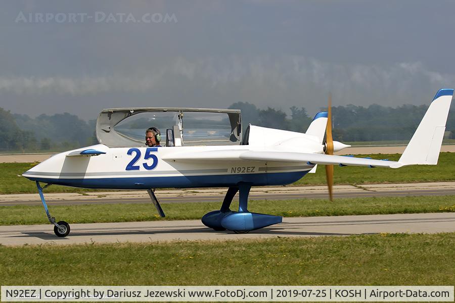 N92EZ, 1983 Rutan VariEze C/N 2052, Rutan VariEze  C/N 2052, N92EZ