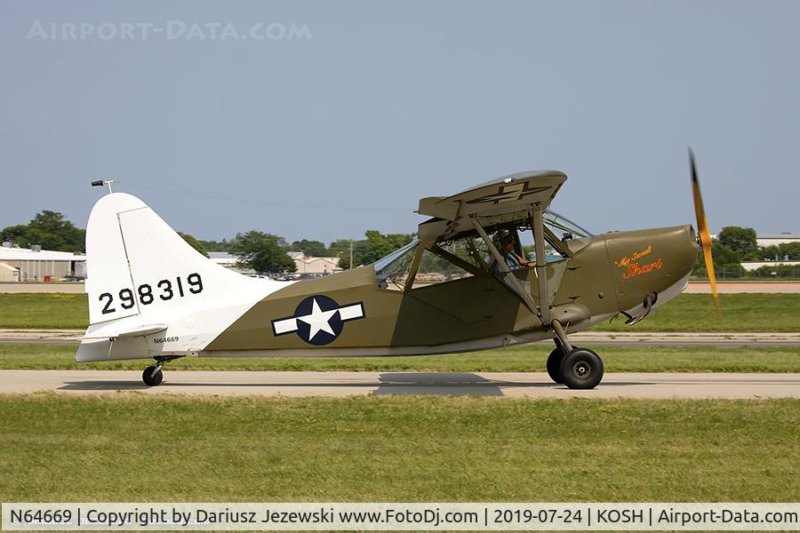 N64669, Stinson L-5 Sentinel C/N 76560, Stinson L-5 Sentinel 