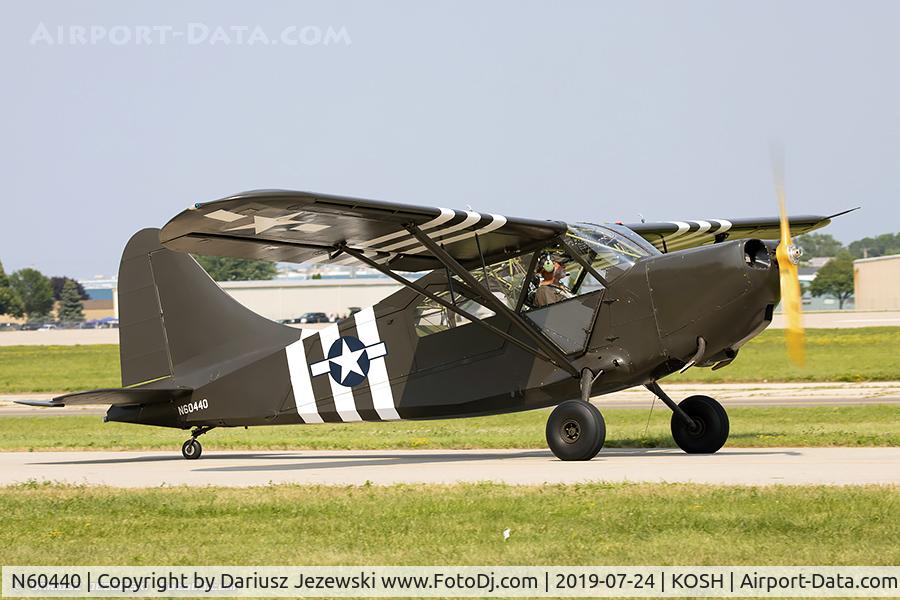 N60440, 1945 Stinson L-5G Sentinel C/N 4010, Stinson L-5G Sentinel  C/N 4010, N60440