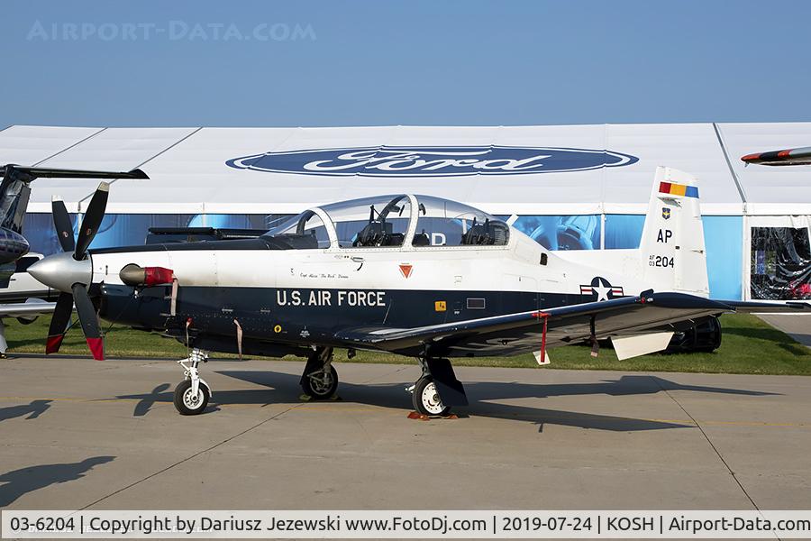 03-6204, Raytheon T-6A Texan II C/N PT-257, T-6A Texan II 03-6204 AP from 455th FTS 479th FTG NAS Pensacola, FL