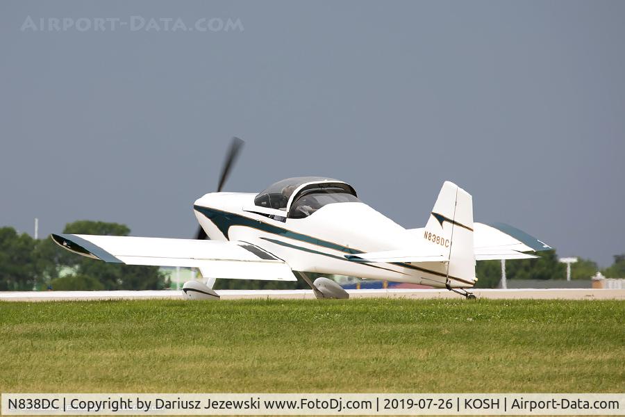 N838DC, Vans RV-6 C/N 24154, Vans RV-6  C/N 24154, N838DC