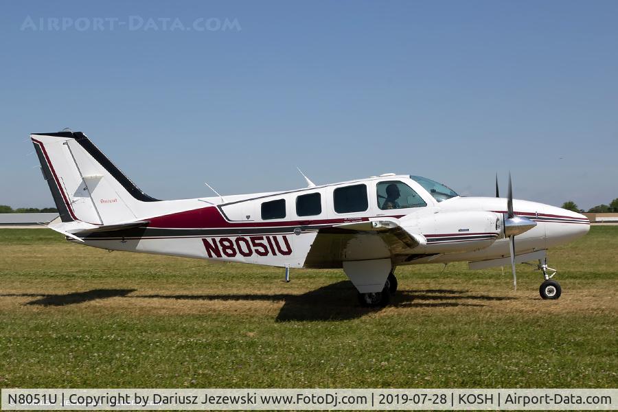 N8051U, 1990 Beech 58 Baron C/N TH-1607, Beech 58 Baron  C/N TH-1607, N8051U