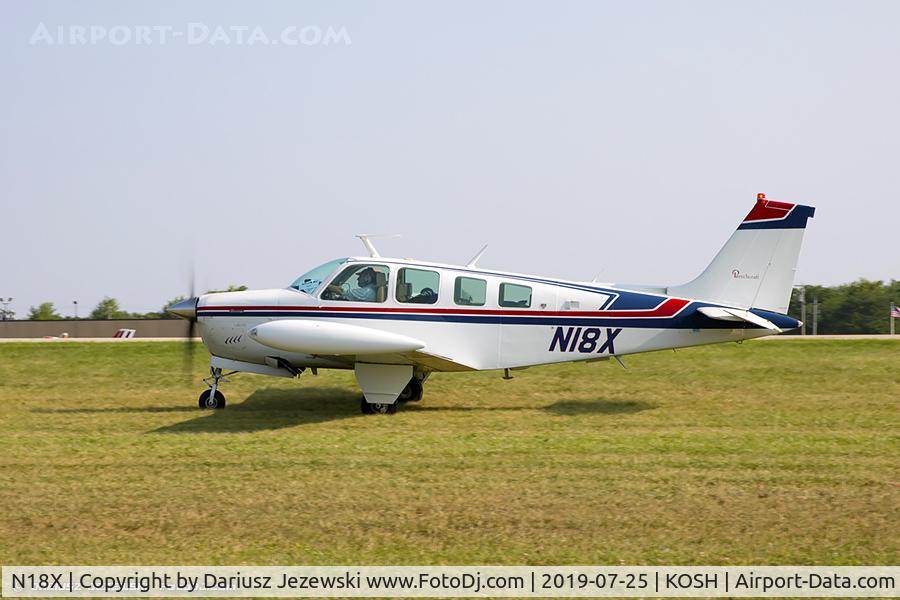 N18X, 1978 Beech A36 Bonanza 36 C/N E-1353, Beech A36 Bonanza  C/N E-1353, N18X