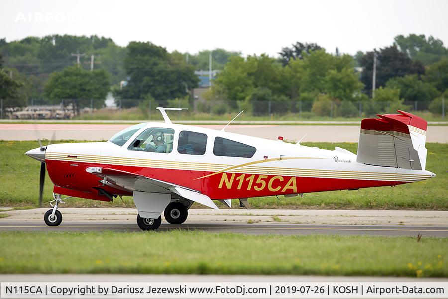 N115CA, 1981 Beechcraft V35B Bonanza C/N D-10371, Beech V35B Bonanza  C/N D-10371, N115CA