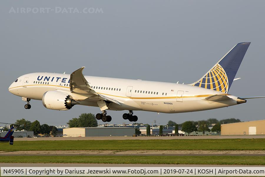 N45905, 2012 Boeing 787-8 Dreamliner Dreamliner C/N 34825, Boeing 787-8 Dreamliner - United Airlines  C/N 34825, N45905