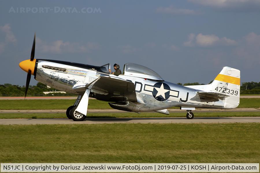 N51JC, 1944 North American P-51D Mustang C/N 122-40513, North American P-51D Mustang 