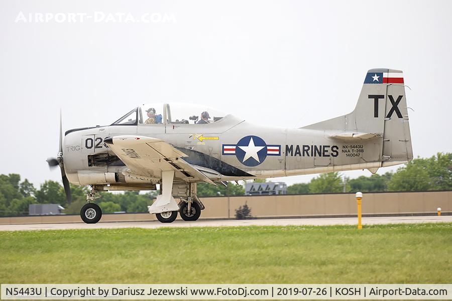 N5443U, North American T-28B Trojan C/N 219-46, North American T-28B Trojan  C/N 219-46 (140047), NX5443U