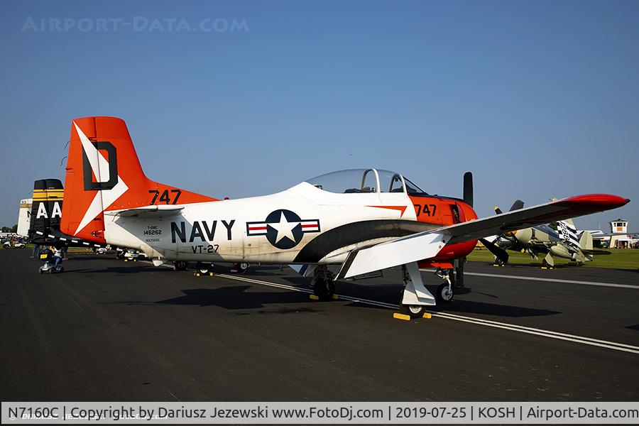 N7160C, 1992 North American T-28C Trojan Trojan C/N 252-25, North American T-28C Trojan  C/N 252-25, NX7160C