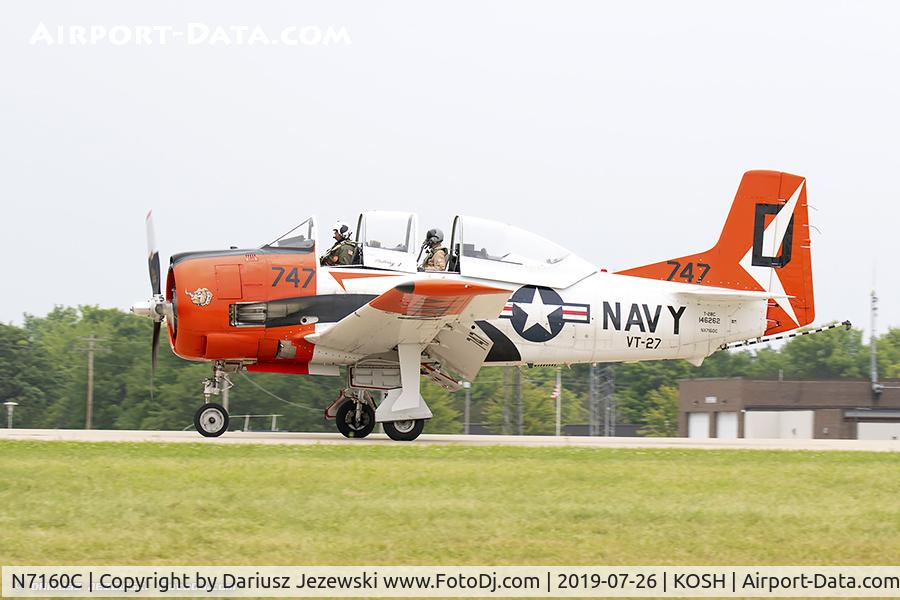 N7160C, 1992 North American T-28C Trojan Trojan C/N 252-25, North American T-28C Trojan  C/N 252-25, NX7160C