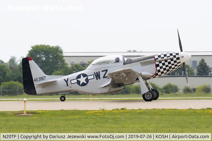 N20TF, 1967 North American (Cavalier) TF-51D Mustang C/N AF67-14866, North American TF-51D Mustang 