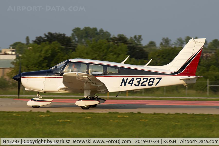 N43287, 1974 Piper PA-28-151 C/N 28-7415420, Piper PA-28-151 Cherokee Warrior  C/N 28-7415420, N43287