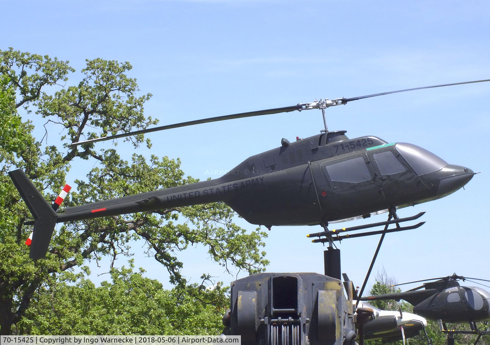 70-15425, 1970 Bell OH-58A Kiowa C/N 40976, Bell OH-58A Kiowa at the 45th Infantry Division Museum, Oklahoma City OK