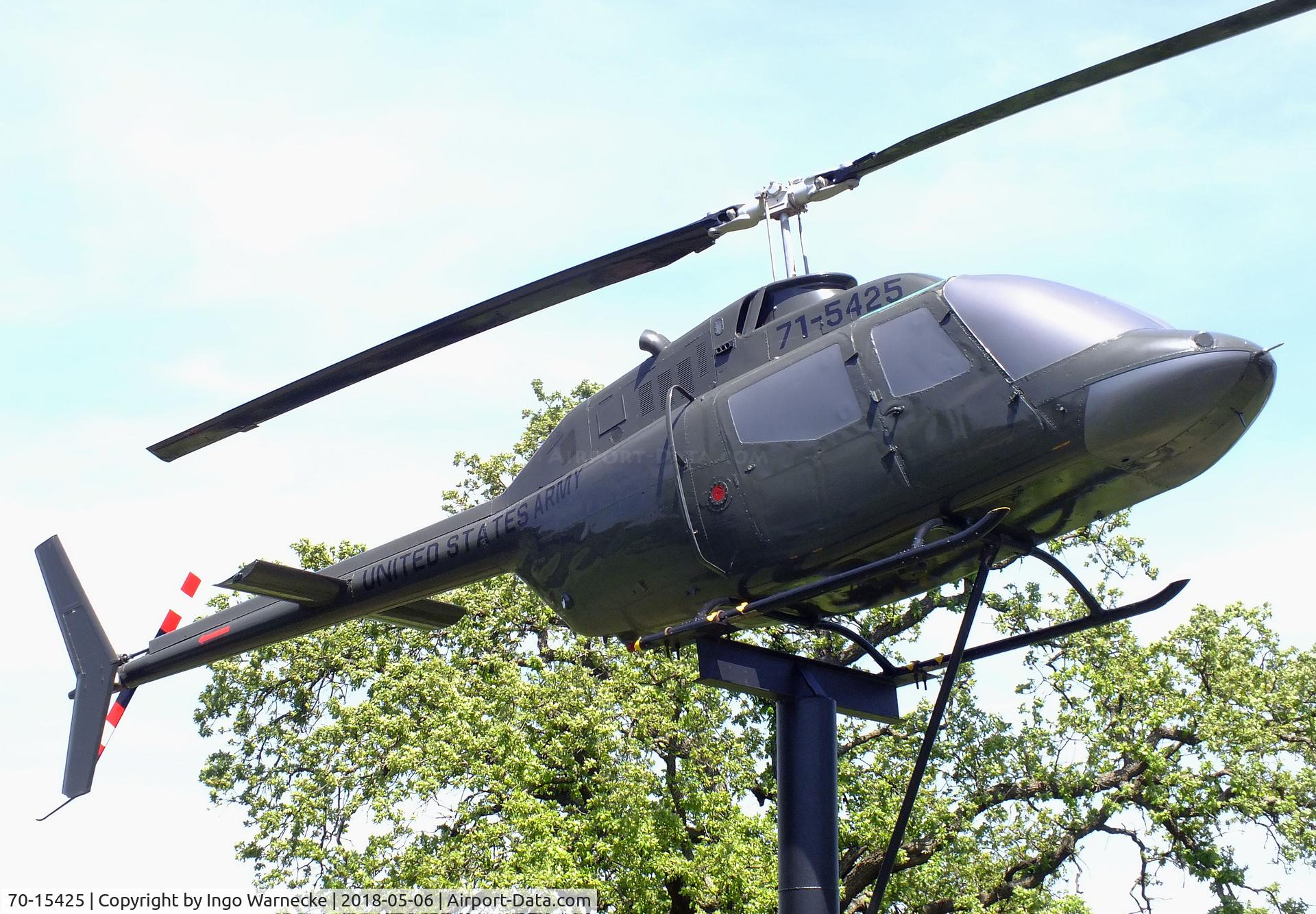70-15425, 1970 Bell OH-58A Kiowa C/N 40976, Bell OH-58A Kiowa at the 45th Infantry Division Museum, Oklahoma City OK