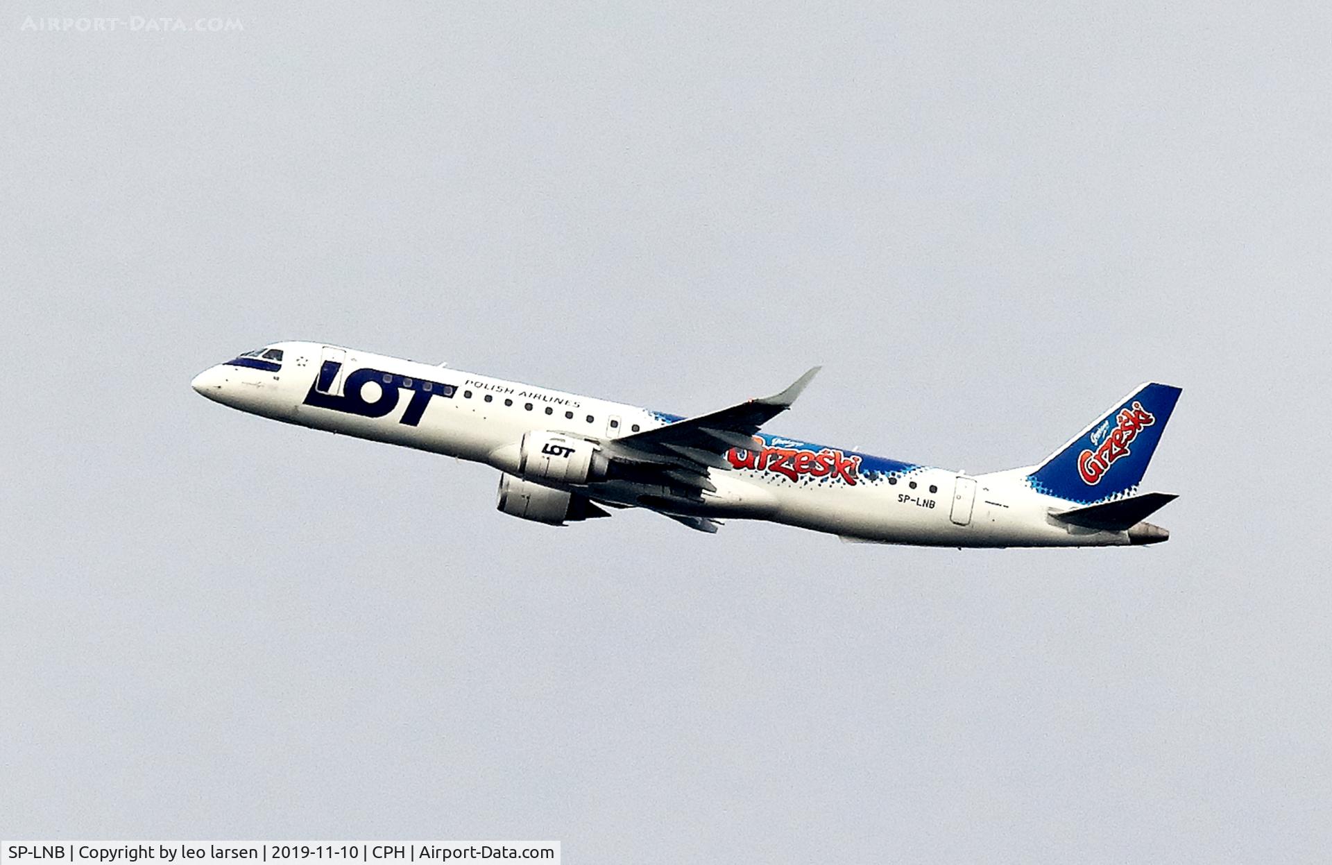 SP-LNB, 2011 Embraer 195LR (ERJ-190-200LR) C/N 19000444, Copenhagen 10.11.2019
