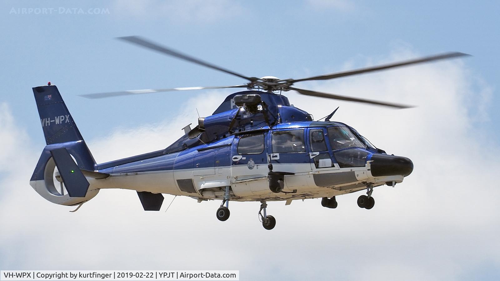 VH-WPX, 2011 Eurocopter AS-365N-3 Dauphin 2 C/N 6936, Airbus Helicopters AS365 Dauphin AS65. Western Australian Pollice, YPJT 220219