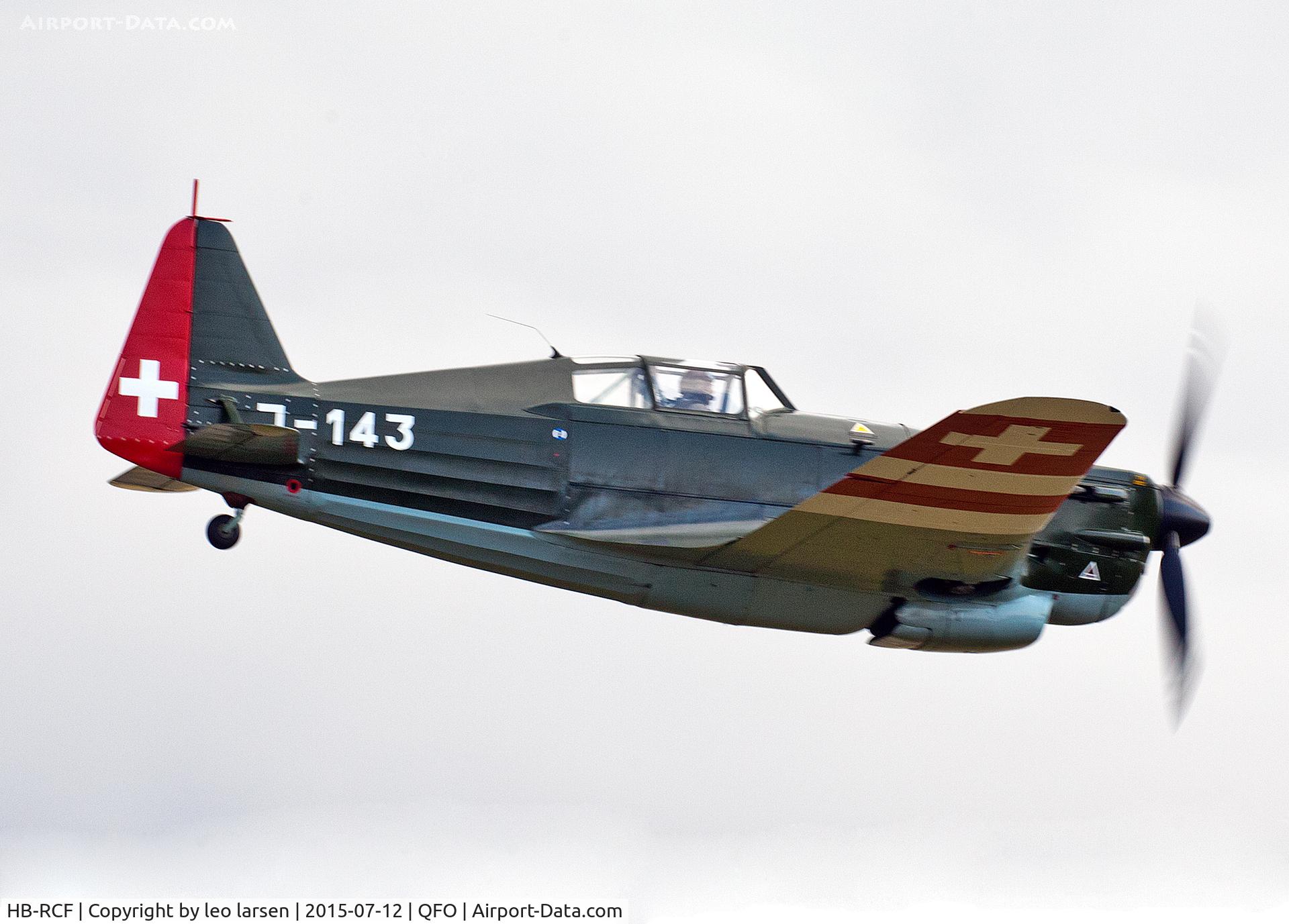 HB-RCF, 1942 Morane-Saulnier D-3801 (MS-412) C/N 194, Duxford 12.7.2015
