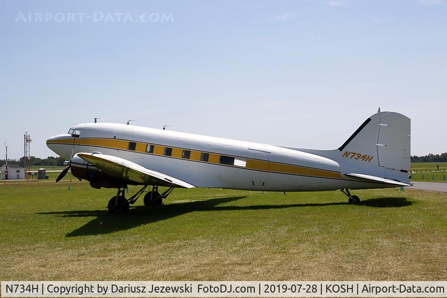 N734H, 1942 Douglas DC-3 (C-47-DL) C/N 4727, Douglas DC-3  C/N 4727, N734H