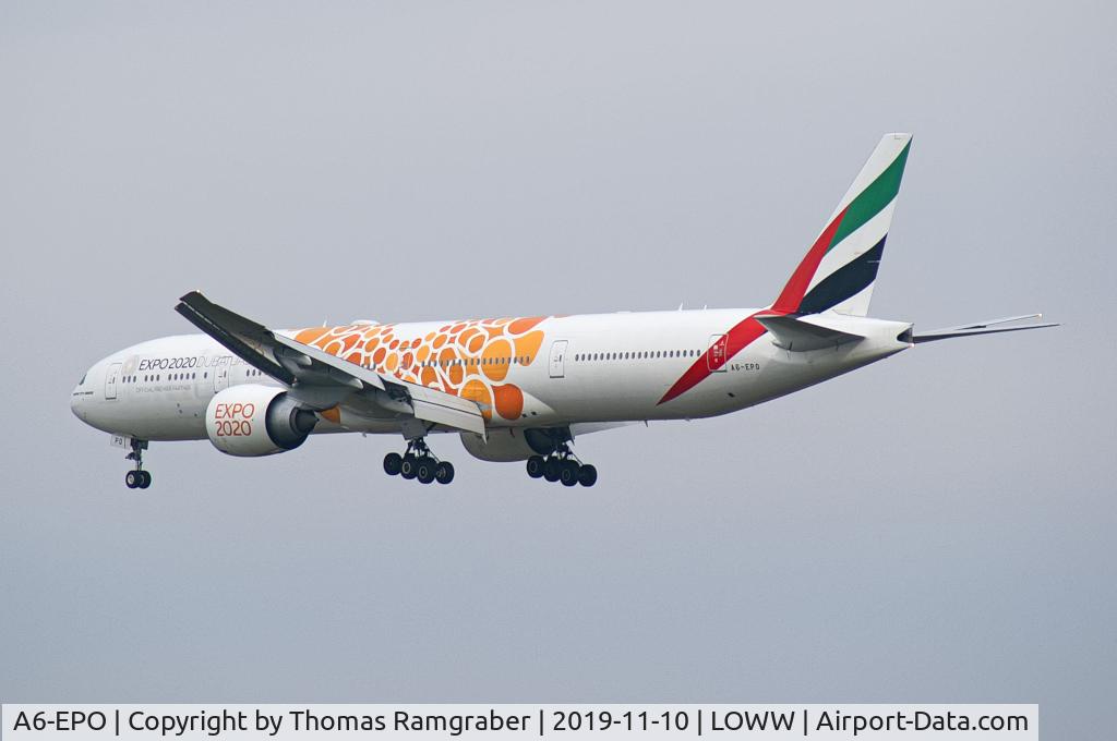 A6-EPO, 2016 Boeing 777-31HER C/N 42334, Emirates Boeing 777-300