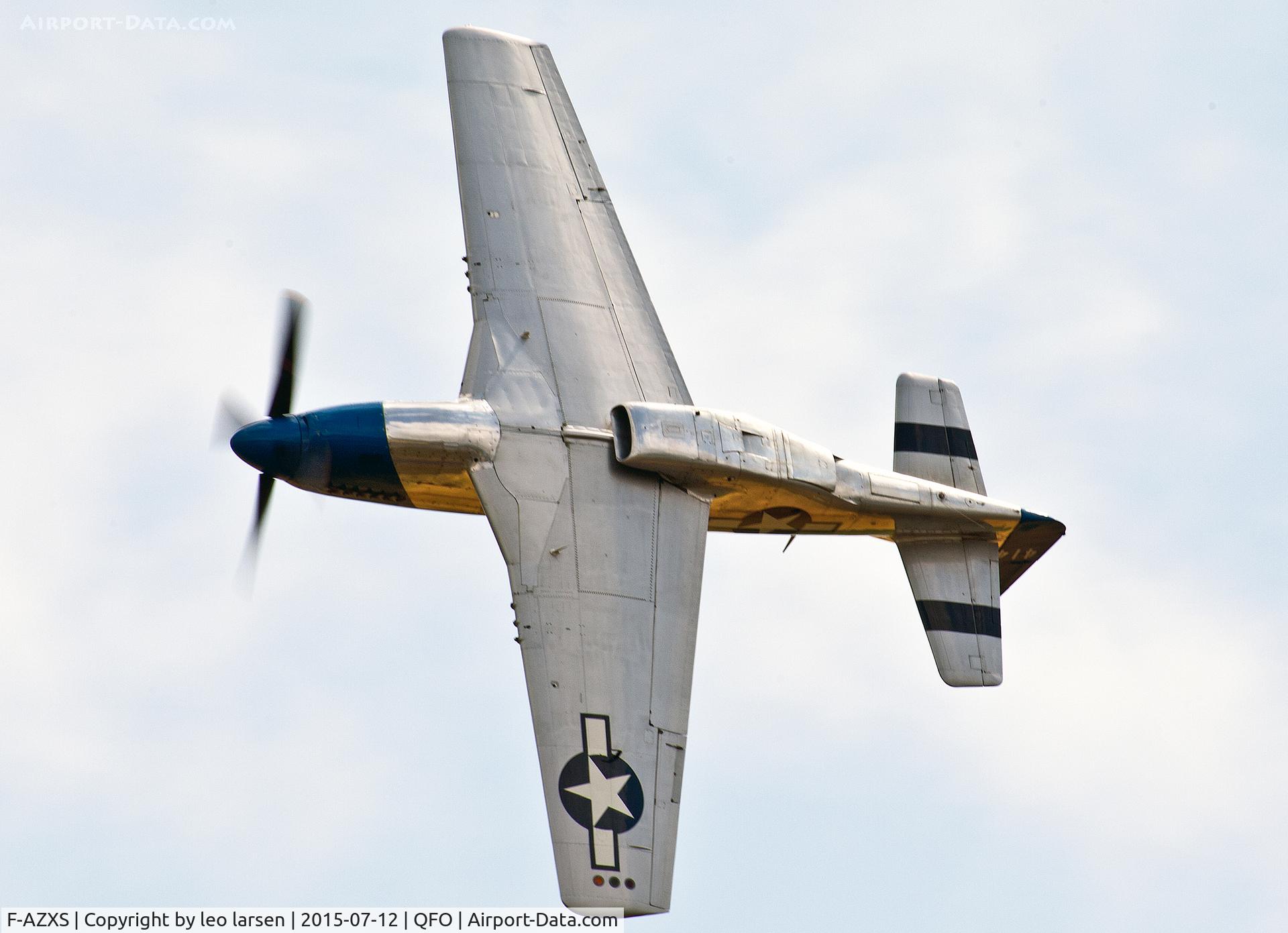 F-AZXS, 1944 North American F-51D Mustang C/N 122-40196, Duxford 12.7.2015