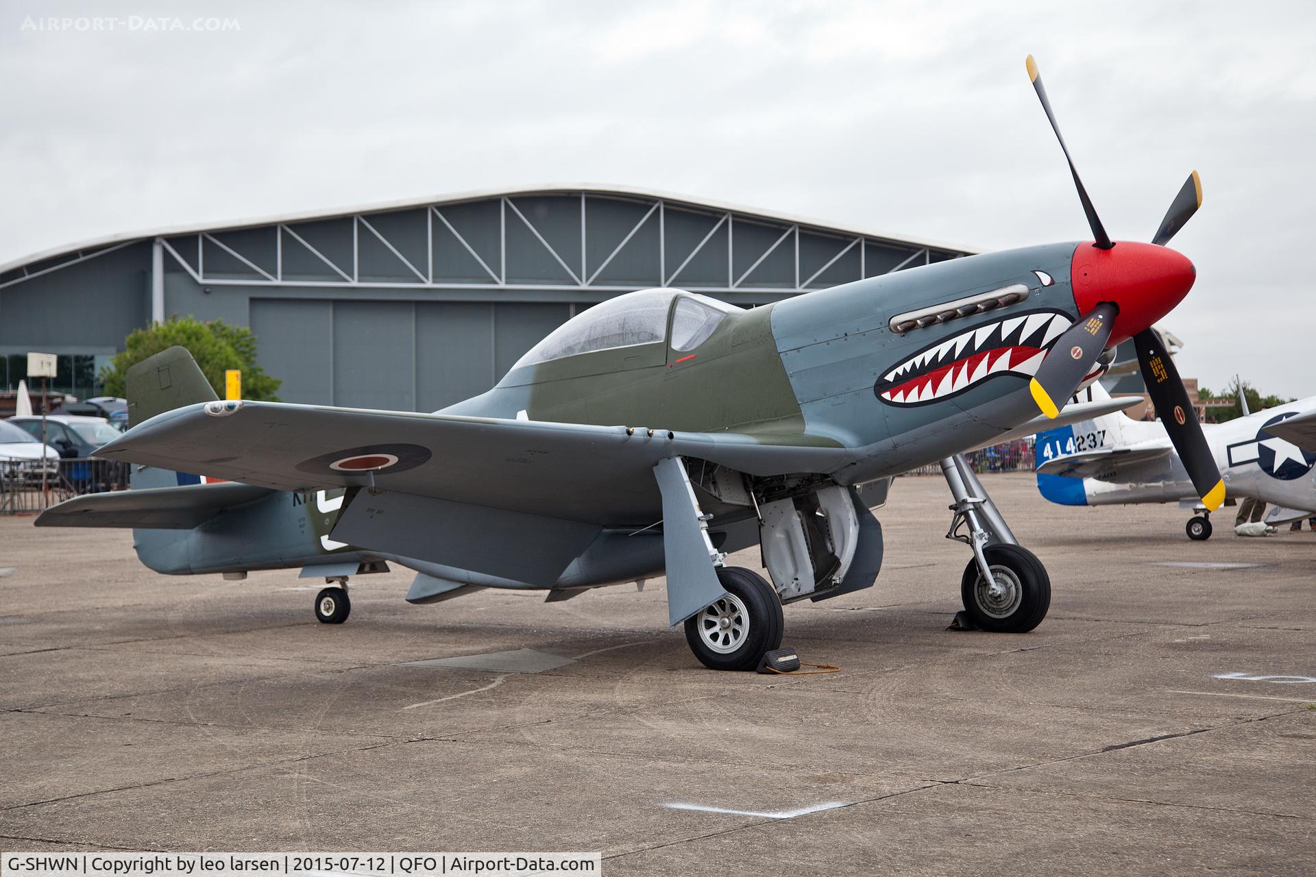 G-SHWN, 1944 North American P-51D Mustang C/N 122-40417, Duxford 12.7.2015