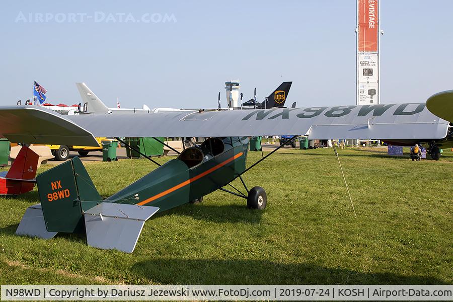 N98WD, 1989 Pietenpol Air Camper C/N WD-1, Air Camper  C/N WD-1, NX98WD
