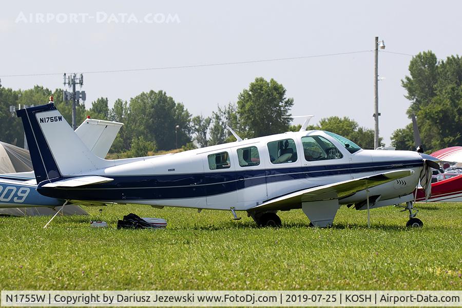 N1755W, 1972 Beech A36 Bonanza 36 C/N E-374, Beech A36 Bonanza 36  C/N E-374, N1755W