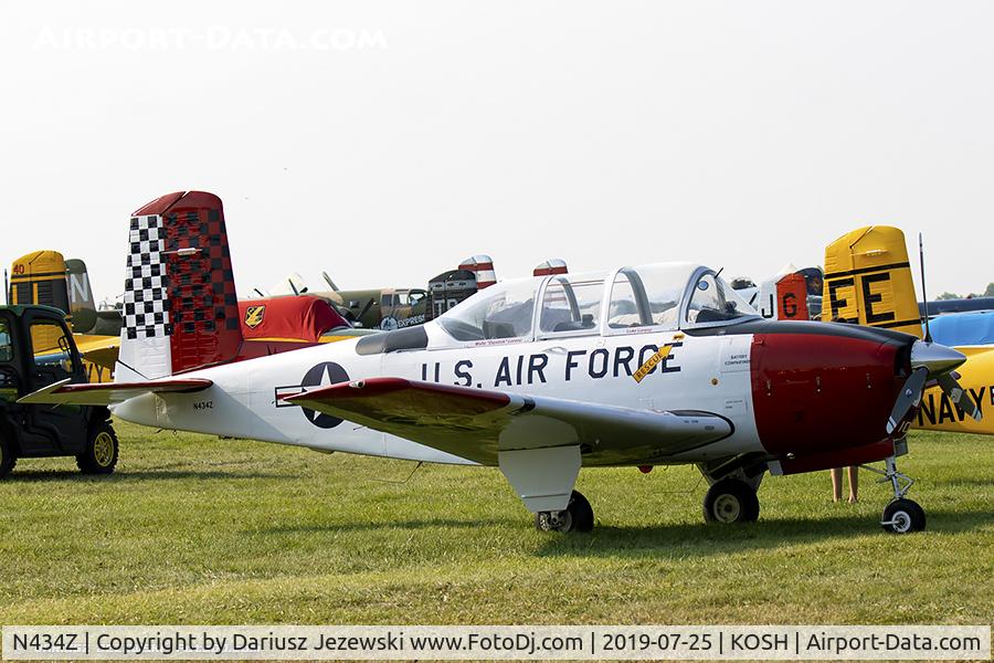 N434Z, 1954 Beech T-34A Mentor C/N G-93, Beech A45 (T-34A) Mentor  C/N G-93, N434Z