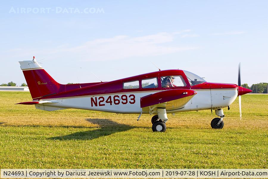 N24693, 1973 Beech C23 Sundowner 180 C/N M-1443, Beech C23 Sundowner  C/N M-1443, N24693