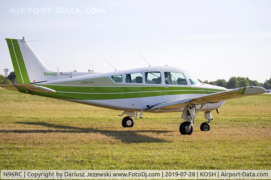 N96RC, 1980 Beech C24R C/N MC-652, Beech C24R Sierra 200  C/N MC-652, N96RC