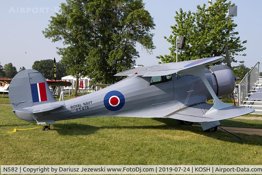 N582, 1944 Beech D17S Staggerwing C/N 6704, Beech D17S Staggerwing  C/N 6704, N582