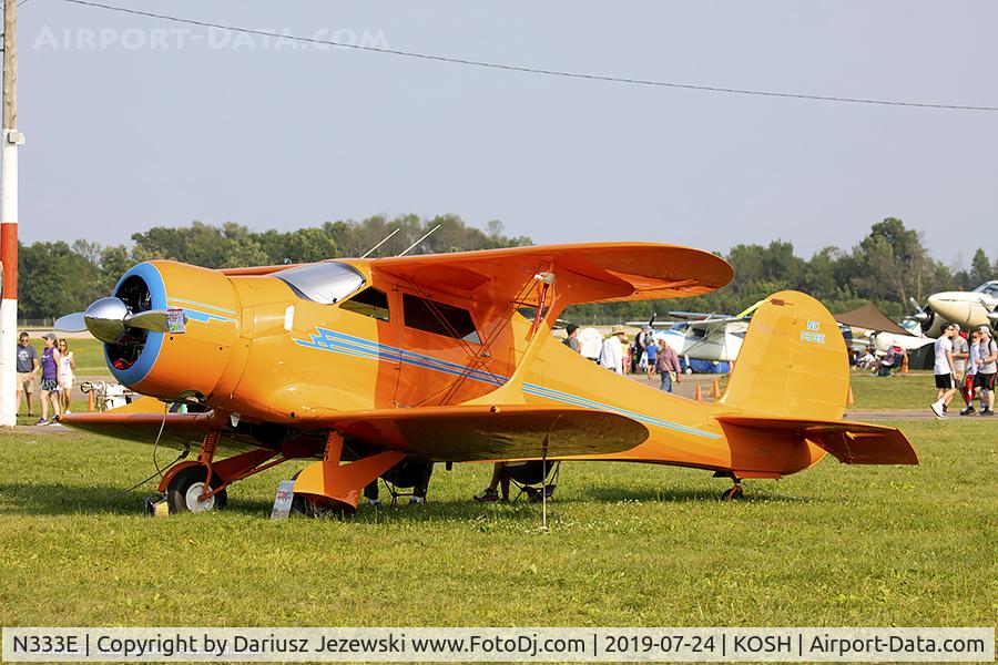 N333E, 1943 Beech D17S Staggerwing C/N 4878, Beech D17S Staggerwing C/N 4878, NC333E
